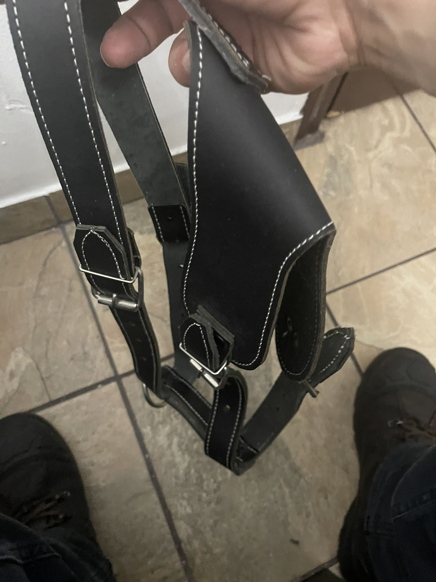 Pechera Para Perro Traída De México Costura Y Remaches Fuertes