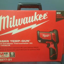 Milwaukee M12 Cordless Laser Temp-Gun