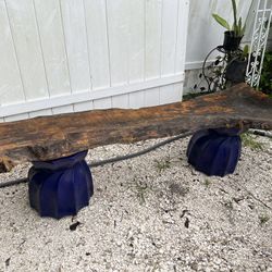 Live Edge Black Walnut Bench/ Coffee Table XTRA LONG