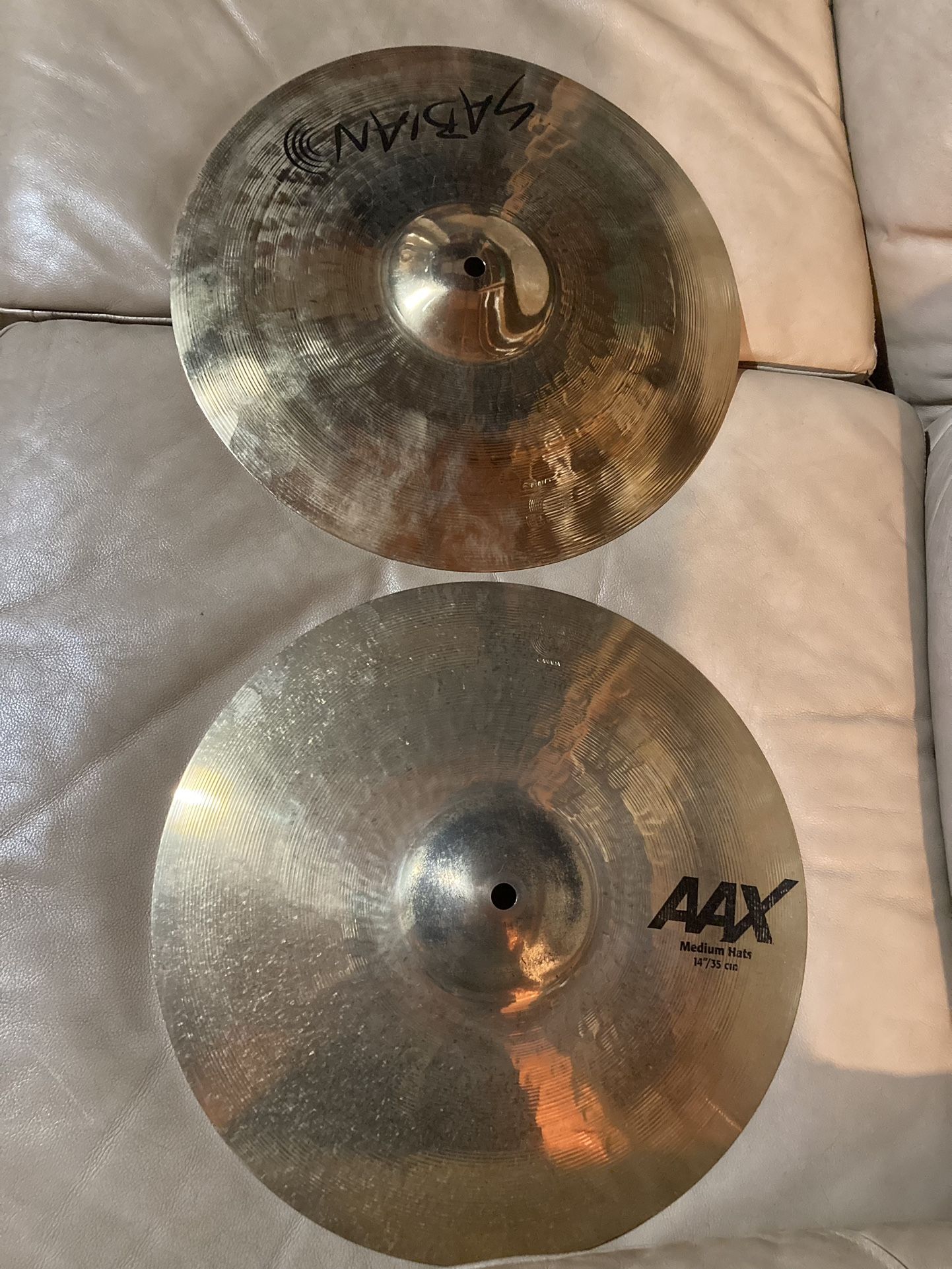 Sabian 14” AAX Medium Hi Hats Cymbals