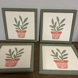 🪴 Decorative Wall Art Set "Big Plants" - Katy, TX