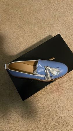 Michele Lopriore Italian loafers size 6 in Blue