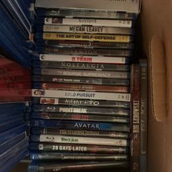 About 100 Blu-ray Disks 