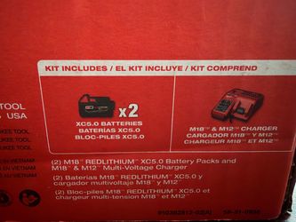 Milwaukee M18 Starter Kit XC5.0