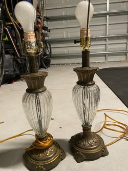 Vintage Set Of Beautiful Lamps