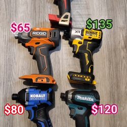 Tools DeWalt Milwaukee Makita Rioby Cobalt Ridgid Metabo 