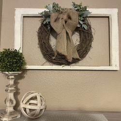 Window Frame & Wreath