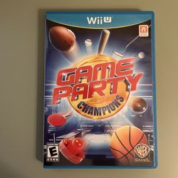 Game Party Champions (Nintendo Wii U, 2012) Complete