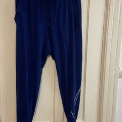 Nike Dri fit men’s navy joggers pants Large