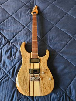 IYV Natural, neck through body, with EMG's