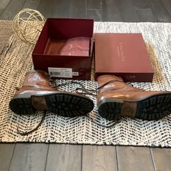 To Boot New York, Men’s Military-Style boots, 9.5M. Style- Lincoln Color- Cognac Leather - Tibetan Co Great condition with little to no wear on the s
