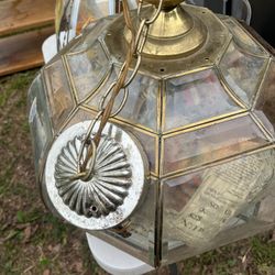 Brass Light Fixture 