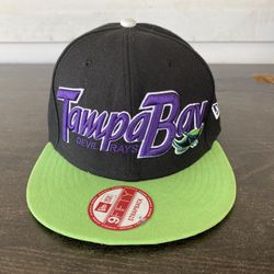 MLB New Era 9FIFTY Snapback Hat - Tampa Bay Devil Rays One Size Fits Most