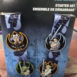 Disney Parks star wars night exclusive pin starter set sith jedi brand New