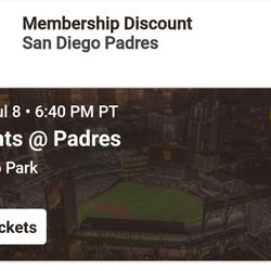 Padres Tickets