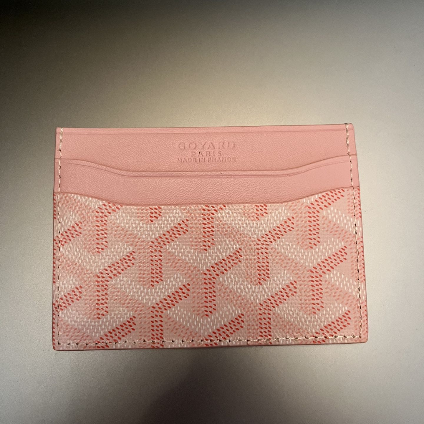 Goyard, Accessories, Goyard Cardholder Pink