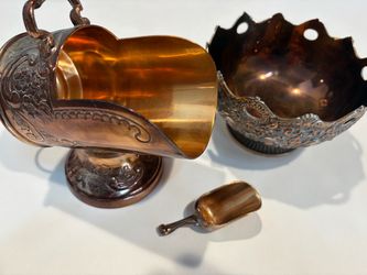 Silver Plated Sugar Scuttle/Bowl Set
