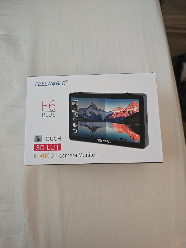 Feelworld F6 PLUS touch 3D LUT 6" 4k On Camera Monitor 