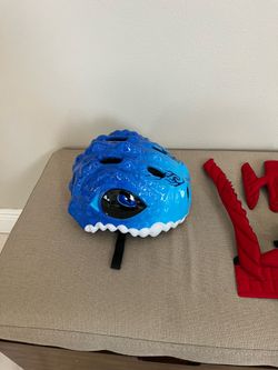 New Kids Blue Dragon Bike Helmet for toddlers small size