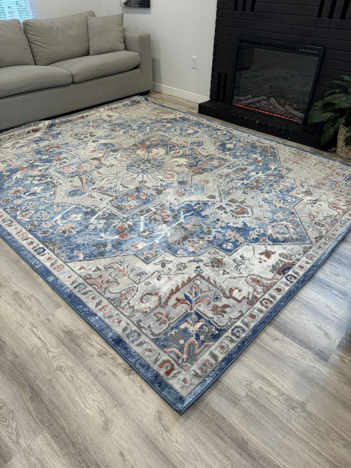 Brio Designer Inspired Area Rug - Like New