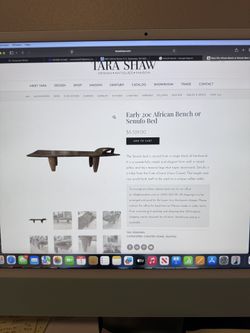 Early 20c African Bench Or Senufo Bed