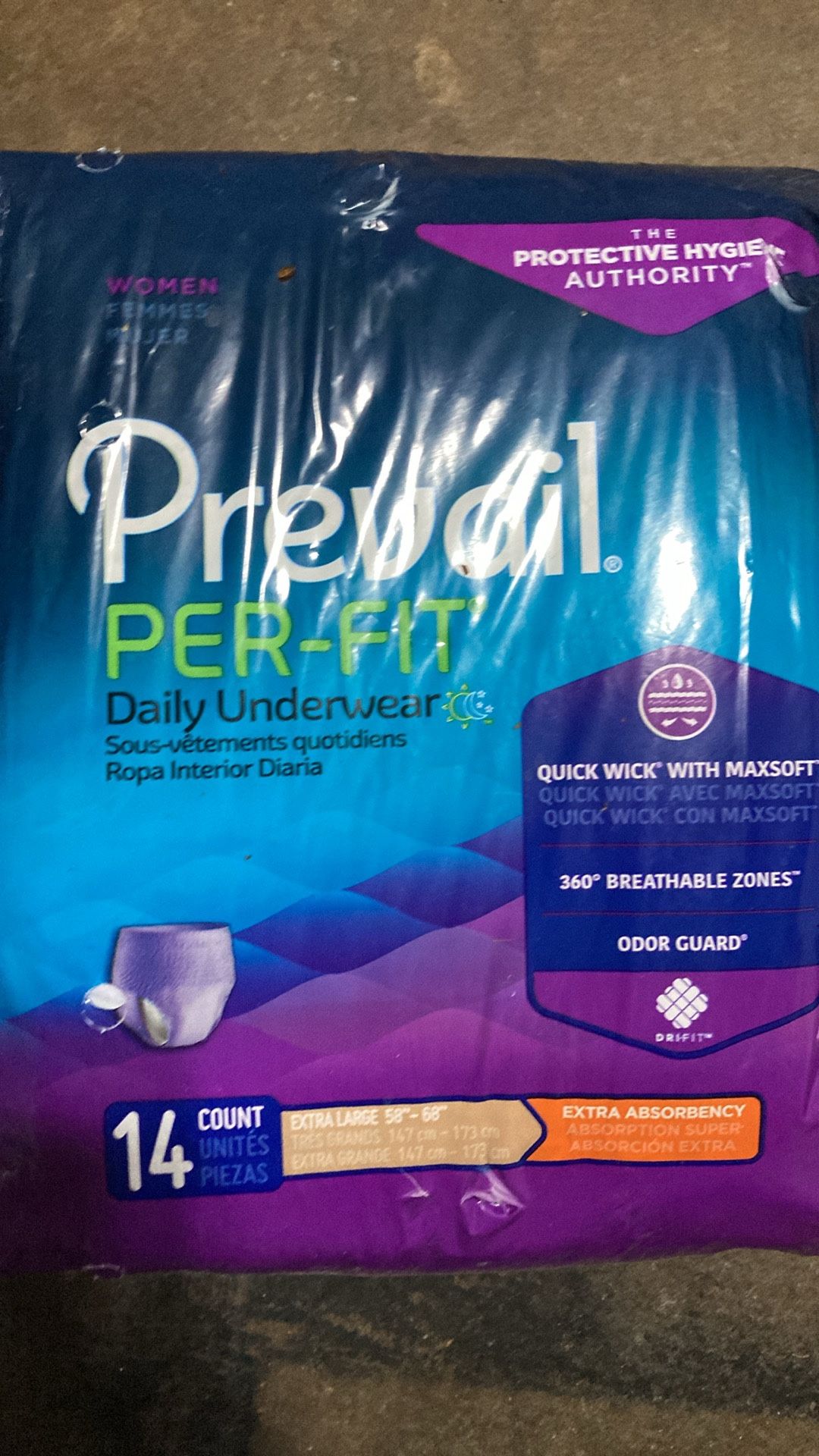 Adult X-Large Disposable Underwear