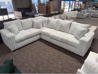 Brand new light gray sectional