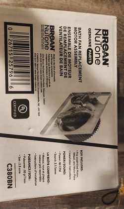 Broan nutone replacement bathroom fan motor