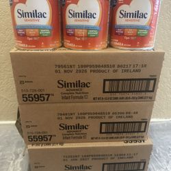 4 Boxes Of Baby Similac Formula