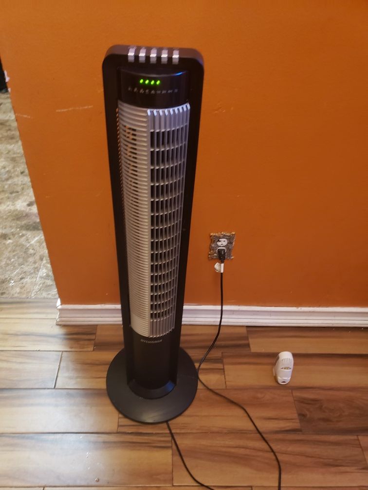 Sylvania tower speed and ion fan