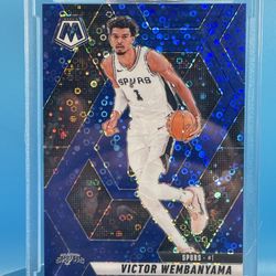 Victor Wembanyama 2024-25 Mosaic Blue Fastbreak /85 