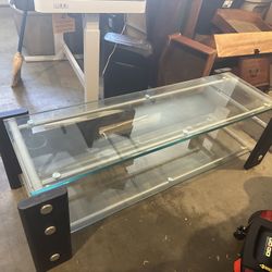 Glass Tv Console/ Table