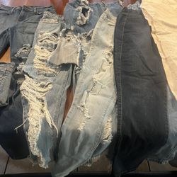 Fashion nova jeans bundle 11 size 