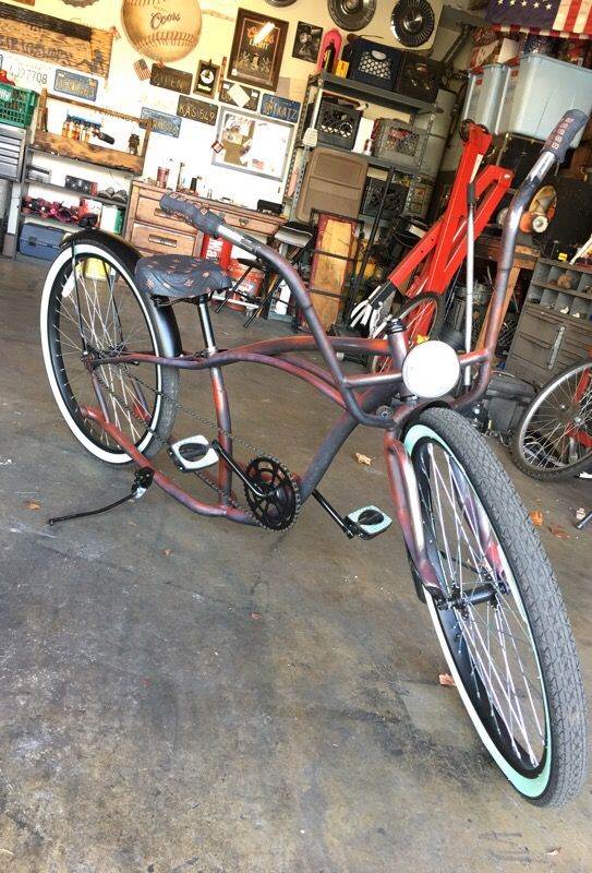 Beach cruiser custom lowered stretched for Sale in Riverside CA