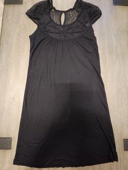 BcBg MAXAZRIA  BLACK DRESS. TOP LACE. SIZE SMALL