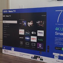 75" tv never opened