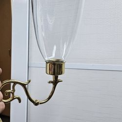 Antique Solid Brass Wall Sconce 