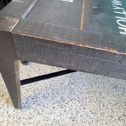 Industrial city coffee table