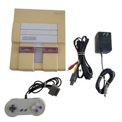 Super Nintendo SNES Console System SNS-001 w/ 1 OEM Controller TESTED