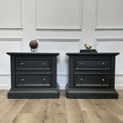 Solid Wood Refinished Nightstands / End Tables / Side Tables