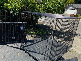 XL Large Dog Kennel Crate Collapsible Like In Good Condition 42" L by 28" W by 33" H