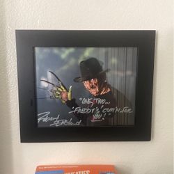 Freddy Krueger Signed Picture