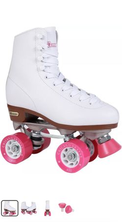 Chicago Skates White Quad Roller Skates