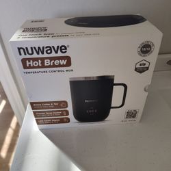 Nuwave Hot Brew Temperature Control Mug With Brewing System. Brand New 