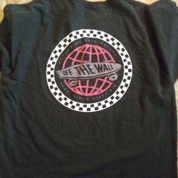 Vans T -Shirt World Wide Originators Black Large