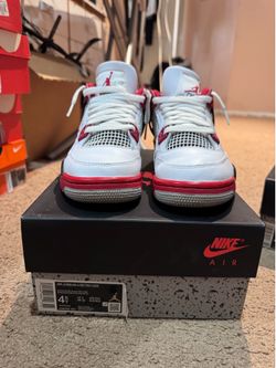 Air Jordan Retro 4 (GS) 4.5Y - Black/Red