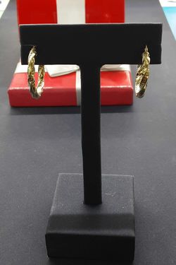 Bangle Earrings - Yellow Gold 14k (.585) 1.6 grams