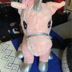 Pink Unicorn Stuffed Animal 