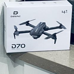 Brand new and sealed DEERC D70 Drone with Camera for Adults and Kids, 720P WIFI FPV RC Quadcopter with Real-Time Transmission, Altitude Hold, All Func