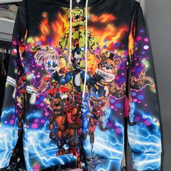 Five Nights At Freddy’s Hoodie Sweatshirt Size M